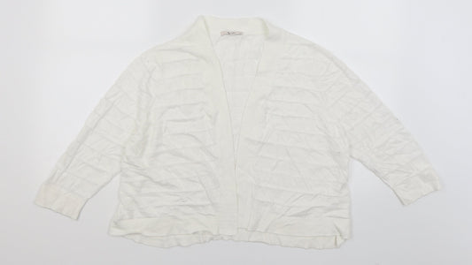 TU Womens White   Wrap Jumper Size 18