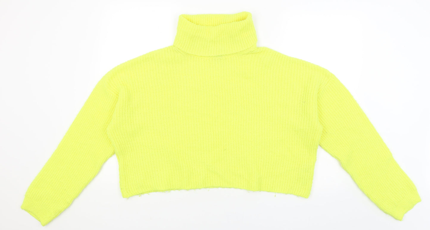 New Look Womens Yellow   Pullover Jumper Size L