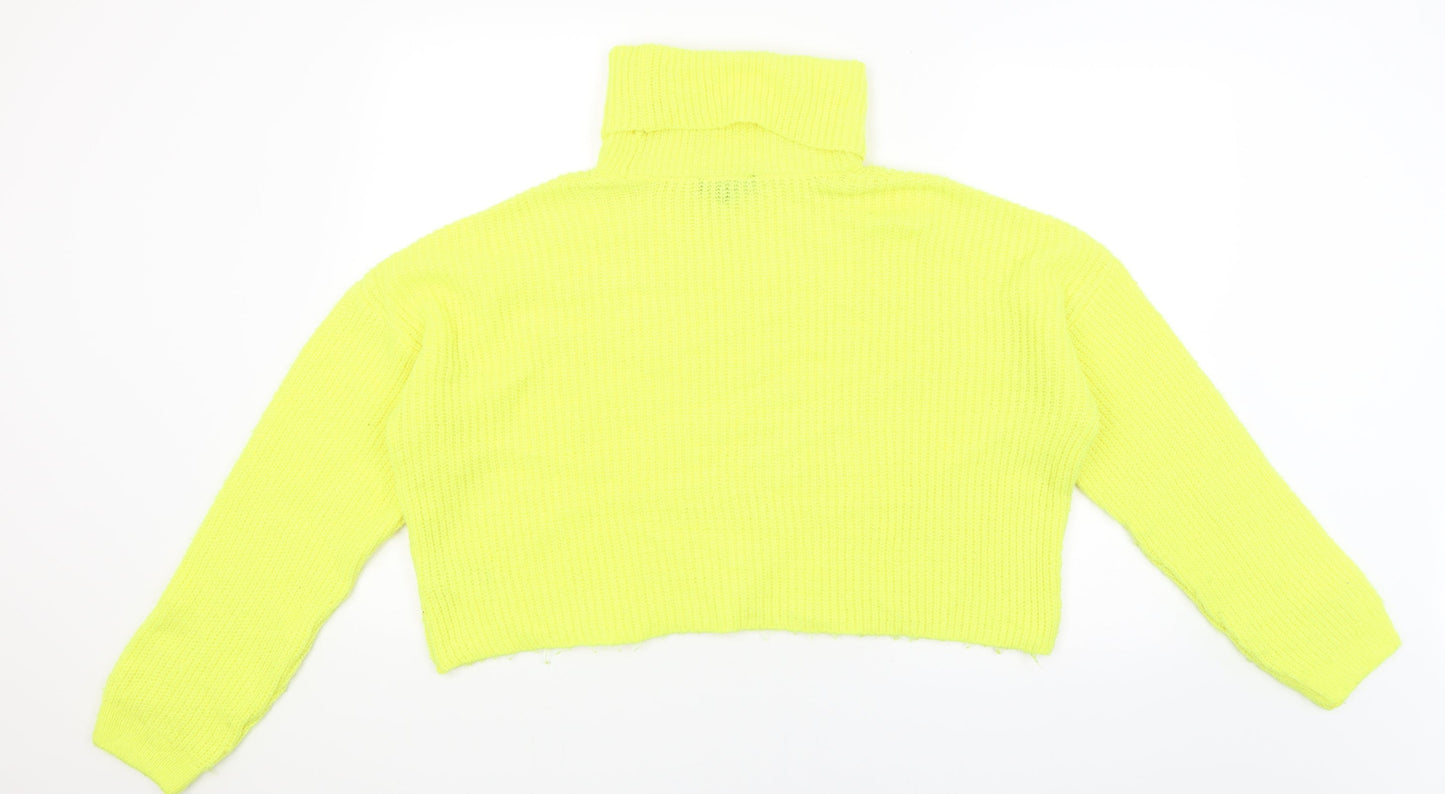 New Look Womens Yellow   Pullover Jumper Size L