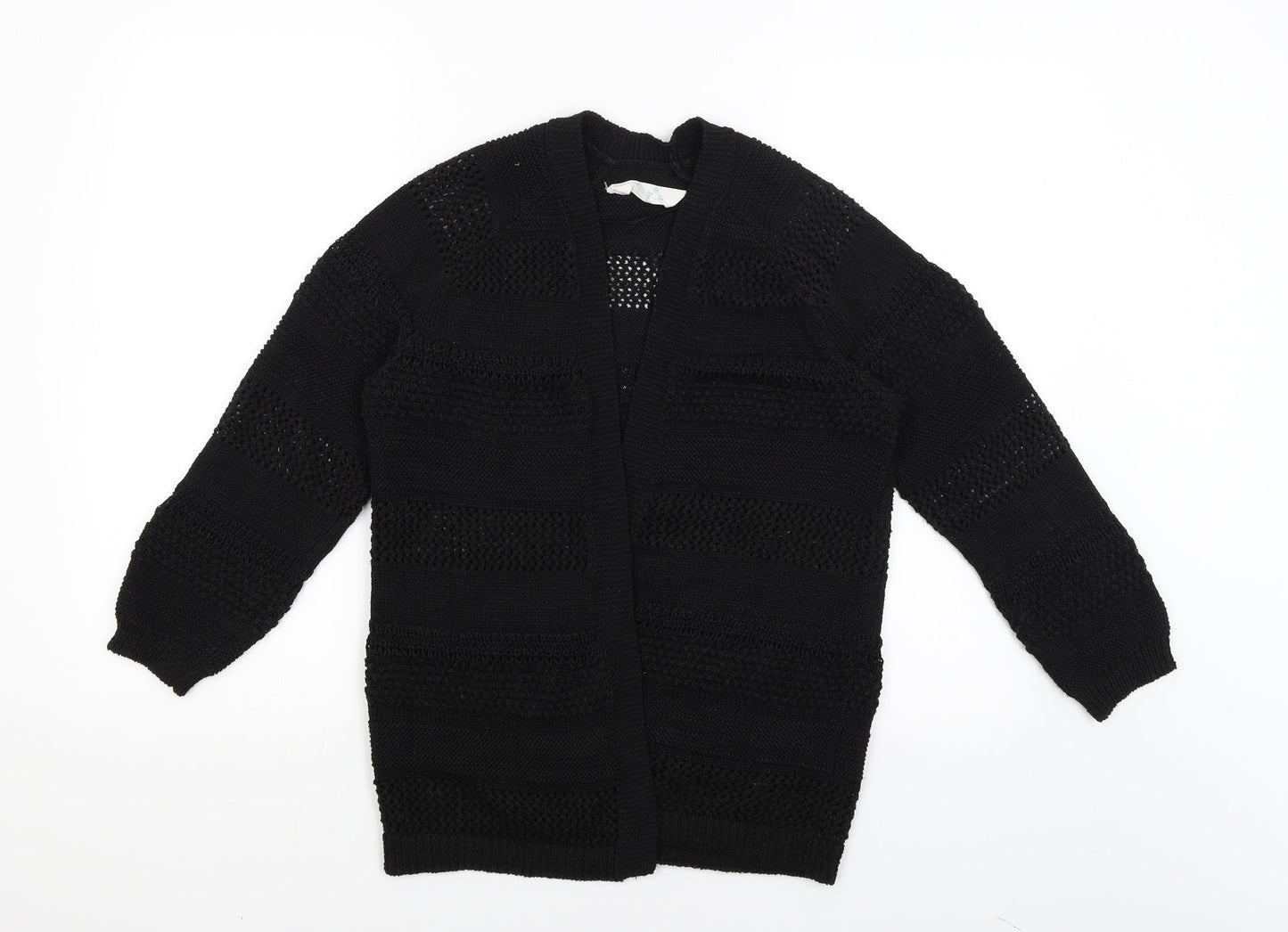 Primark Womens Black   Wrap Jumper Size 6