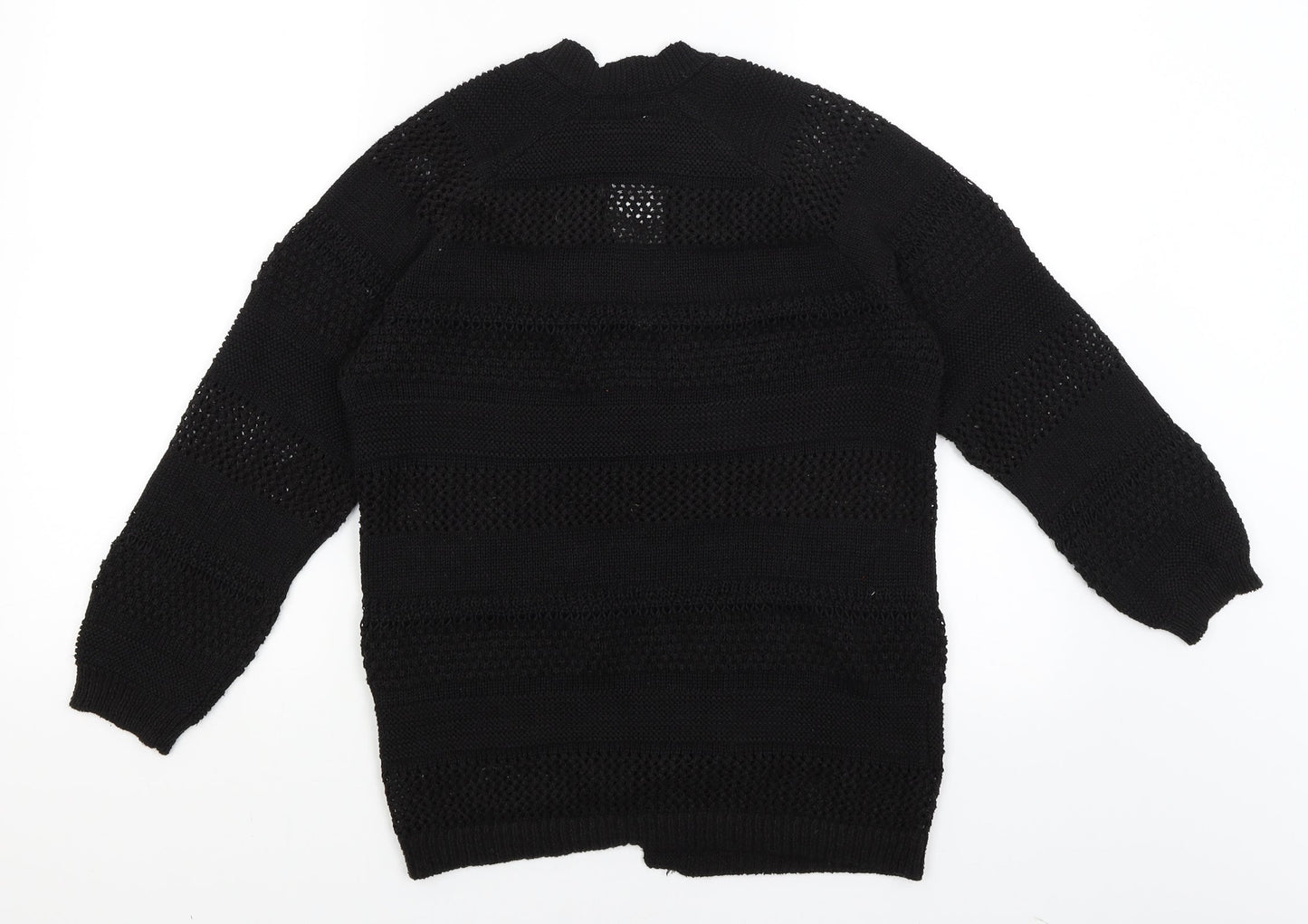 Primark Womens Black   Wrap Jumper Size 6