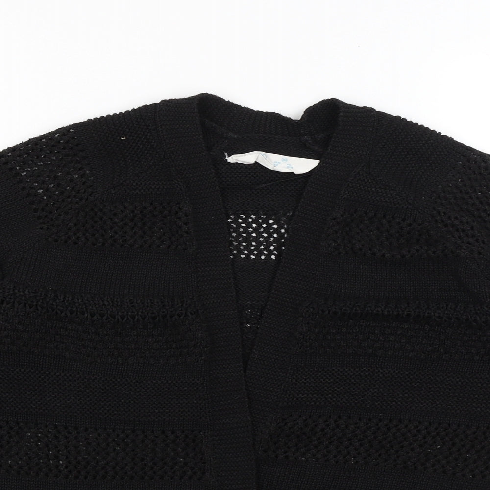 Primark Womens Black   Wrap Jumper Size 6
