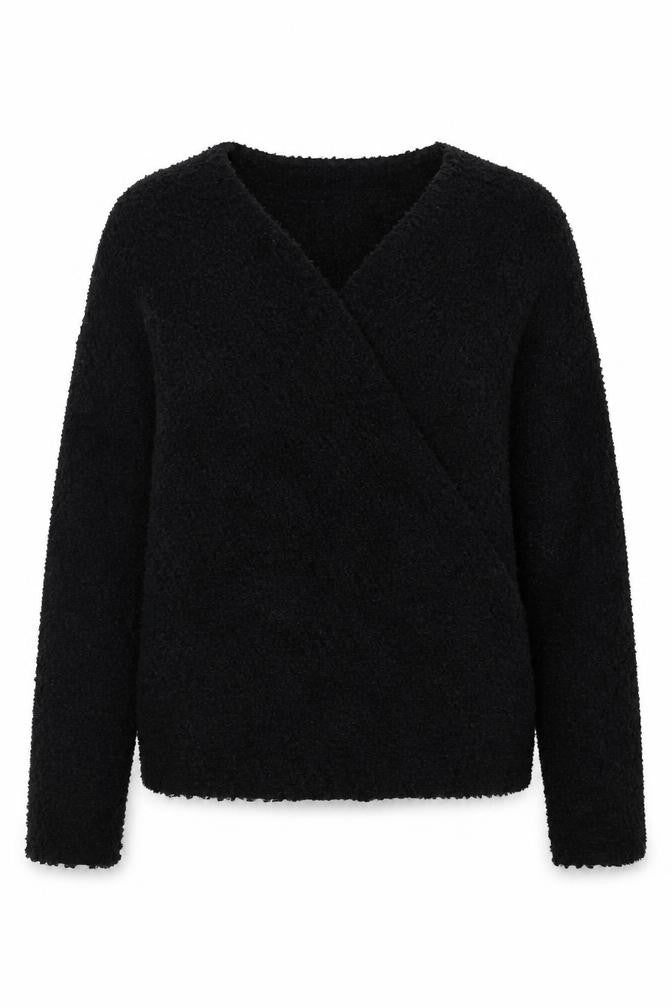 Primark Womens Black   Wrap Jumper Size 12