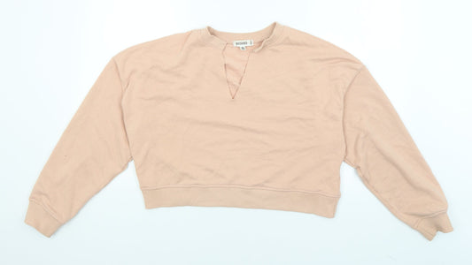 Missguided Womens Pink   Pullover Sweatshirt Size 8
