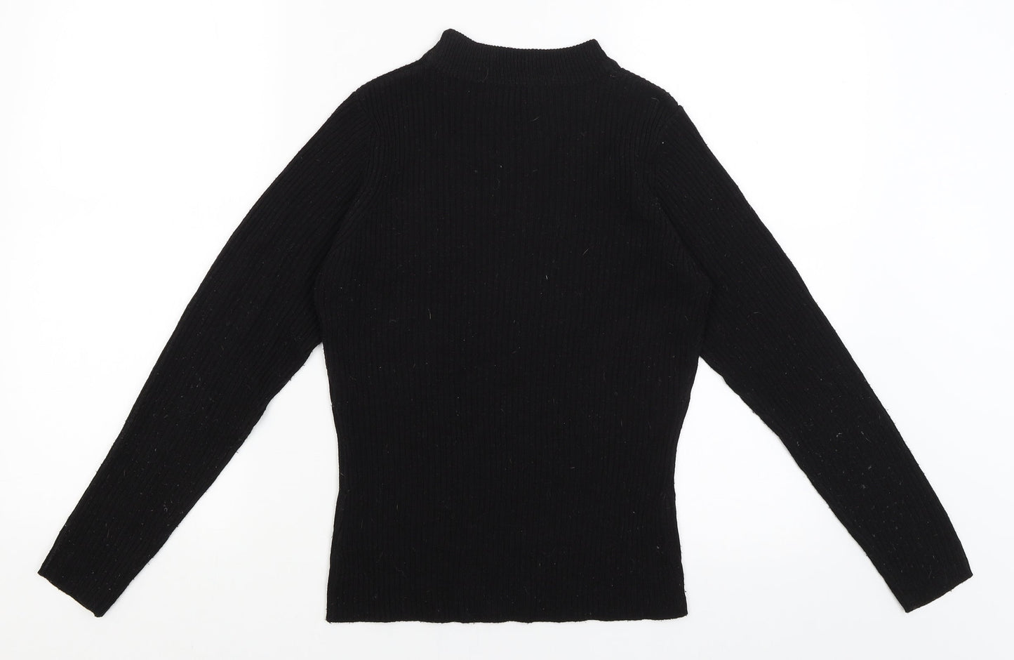 Brave Soul Womens Black   Basic T-Shirt Size M
