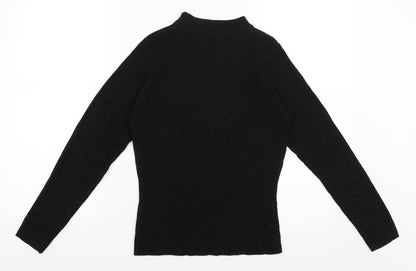 Brave Soul Womens Black   Basic T-Shirt Size M
