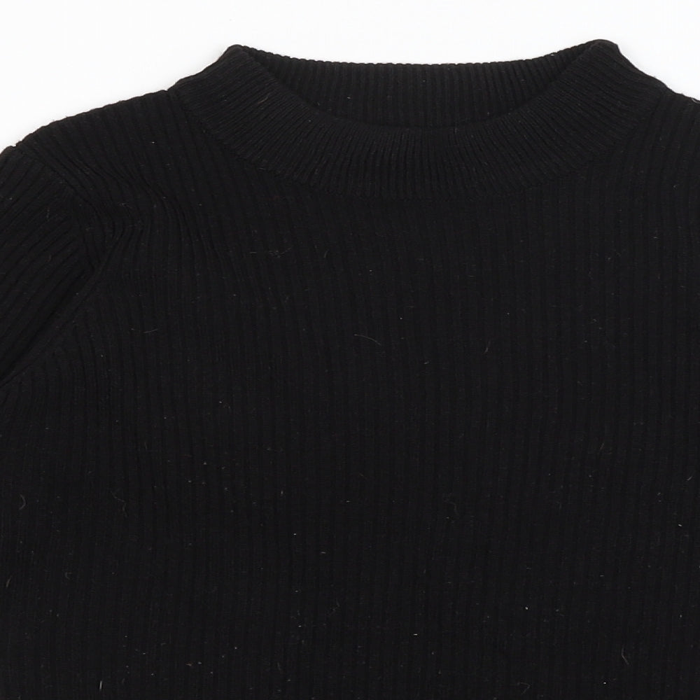 Brave Soul Womens Black   Basic T-Shirt Size M