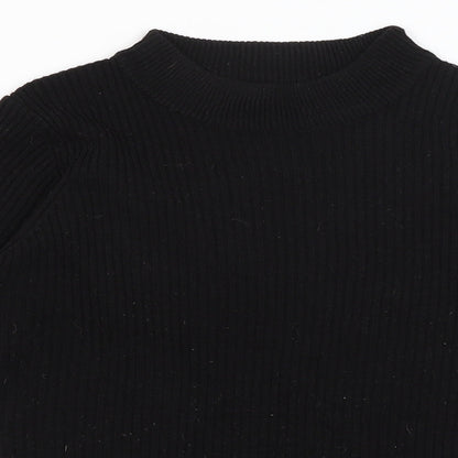 Brave Soul Womens Black   Basic T-Shirt Size M