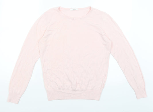 M&S Womens Pink   Pullover Jumper Size 12