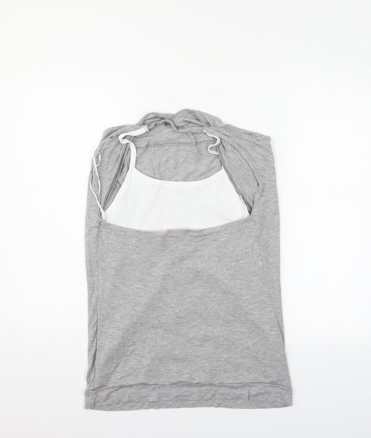 Preloved FALMER Womens Grey   Basic Blouse Size 14 - Front
