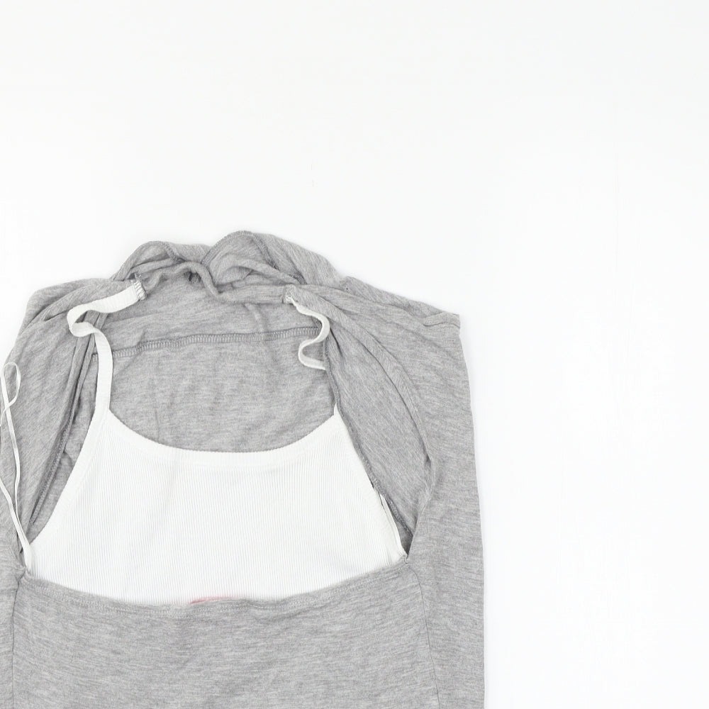 FALMER Womens Grey   Basic Blouse Size 14