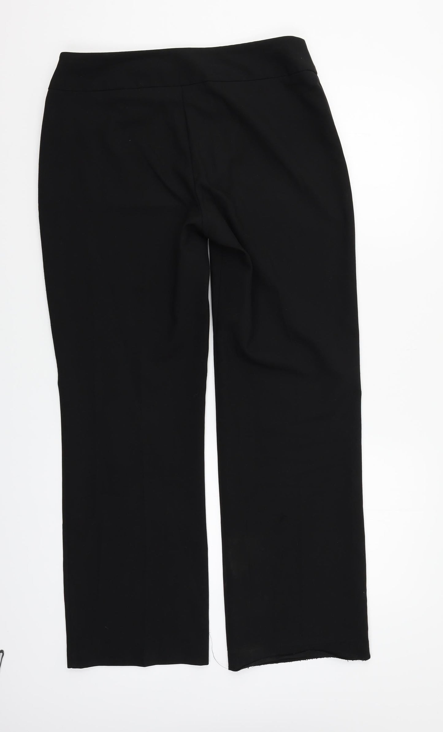 George Womens Black   Trousers  Size 12 L27 in