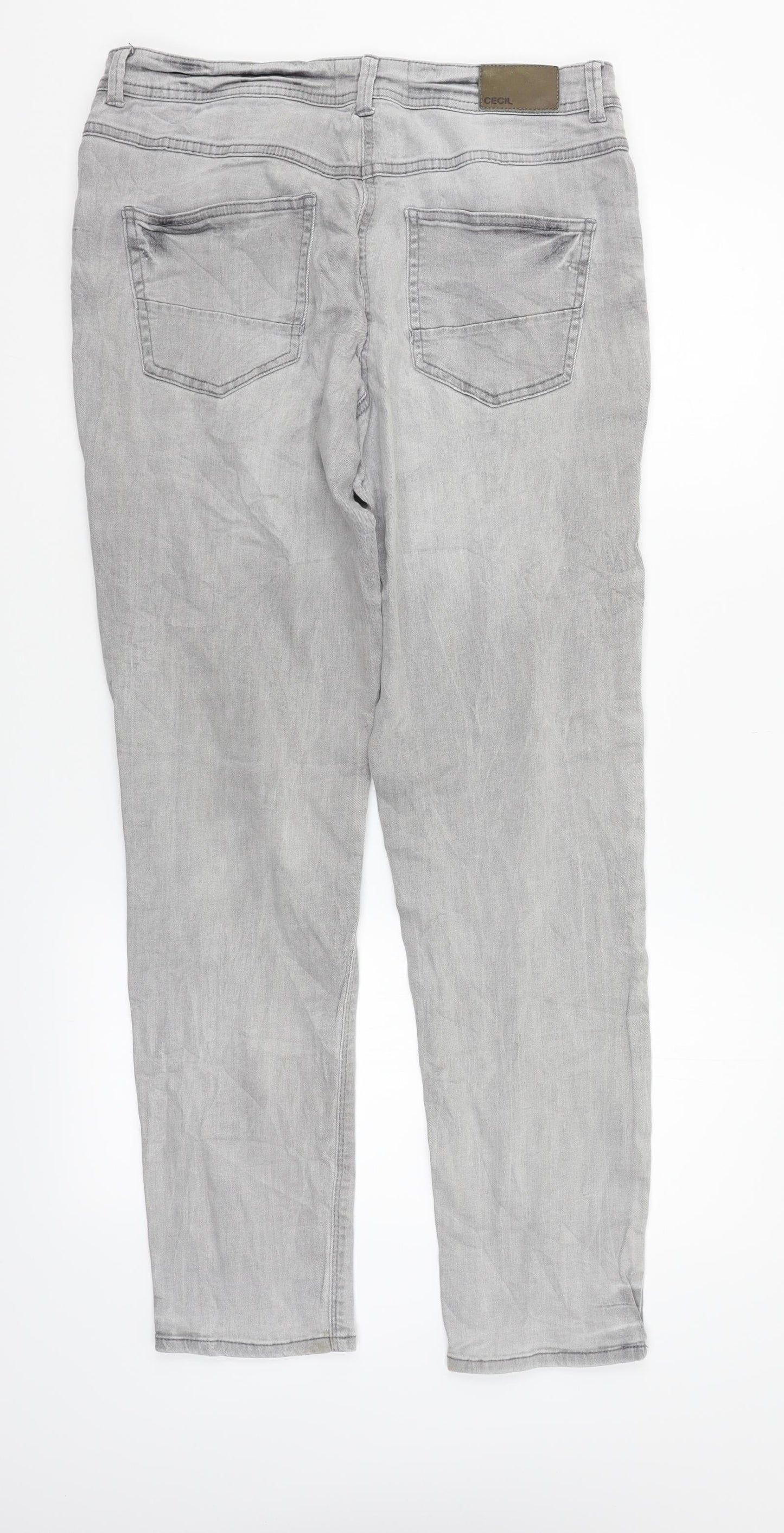 Cecil Mens Grey   Straight Jeans Size 30 in L28 in