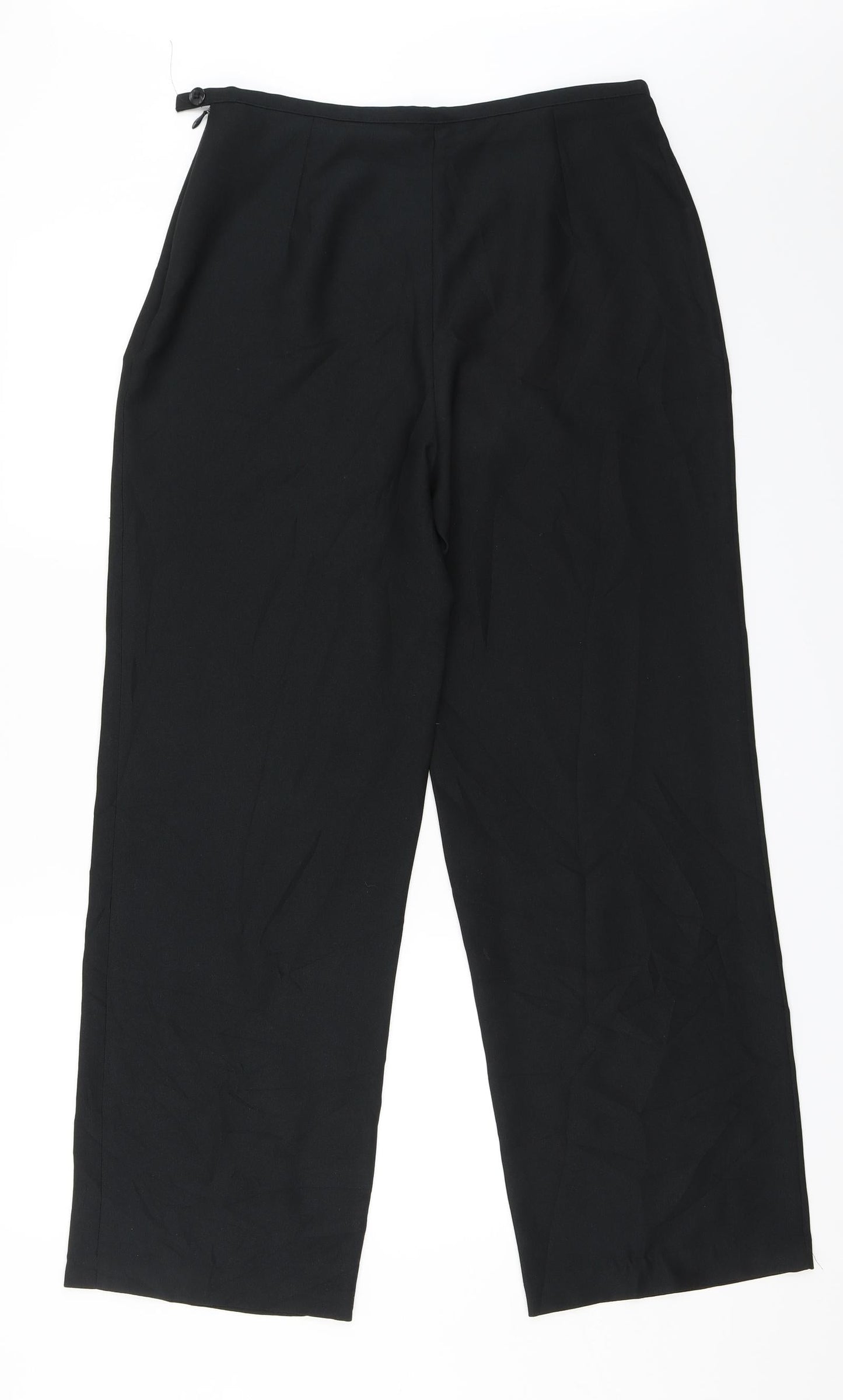 Marks and Spencer Womens Black   Trousers  Size 14 L29 in