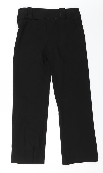 Preworn Womens Black   Trousers  Size 10 L29.5 in