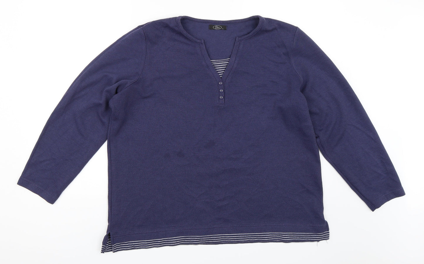 BM Womens Blue   Pullover Jumper Size L