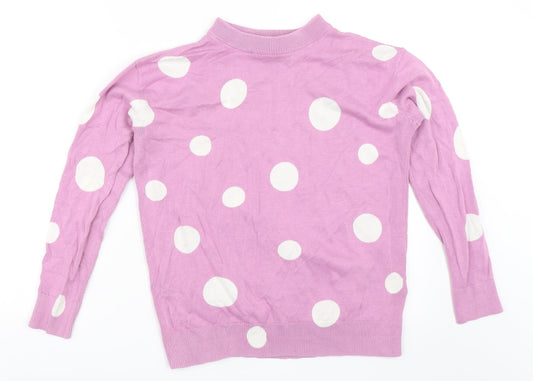 Marks and Spencer Womens Purple   Pullover Jumper Size S