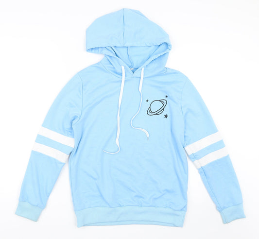 Preworn Womens Blue   Pullover Hoodie Size S