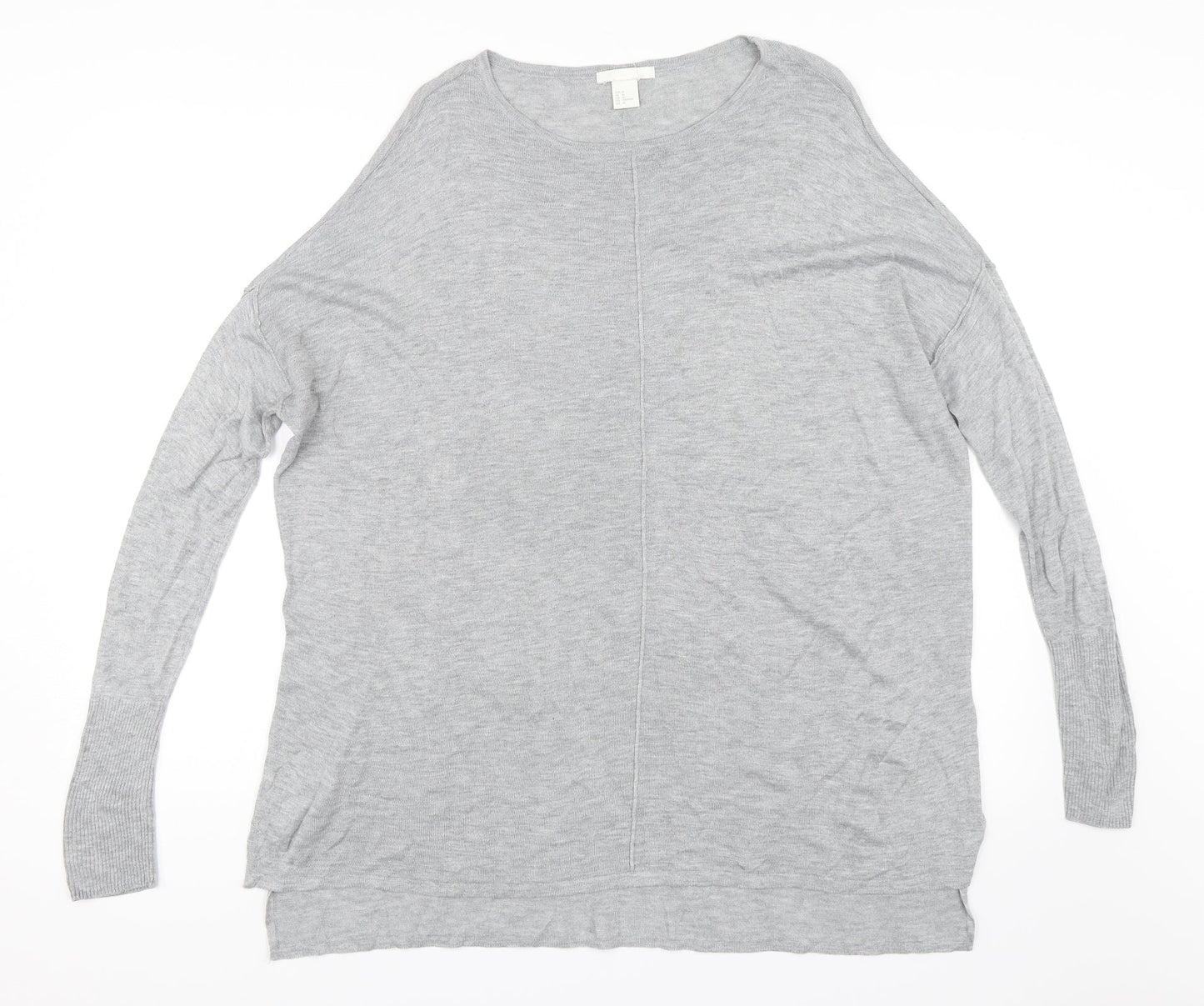 H&M Womens Grey   Pullover Jumper Size M