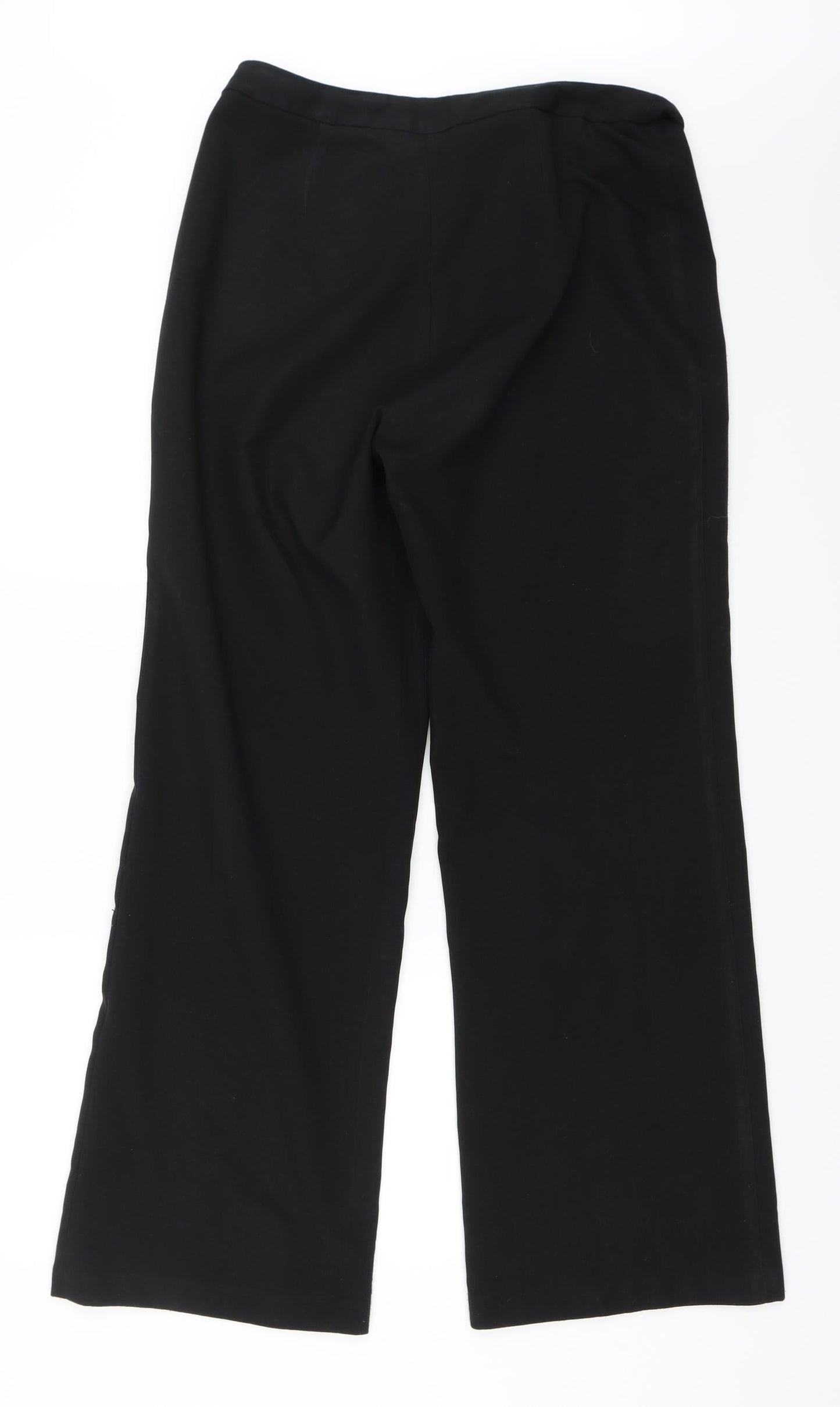 AMARANTO Womens Black   Trousers  Size 14 L31 in
