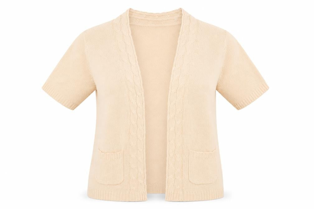 Preworn Womens Beige   Cardigan Jumper Size M