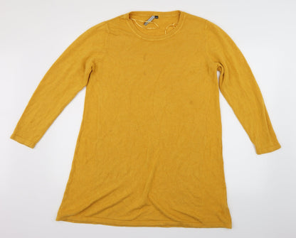 Preloved intuition Womens Yellow   Pullover Jumper Size 20 - Front
