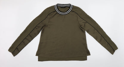Preloved River Island Womens Green   Basic Blouse Size 8 - Front
