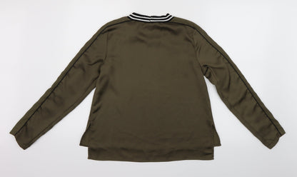 Preloved River Island Womens Green   Basic Blouse Size 8 - Back