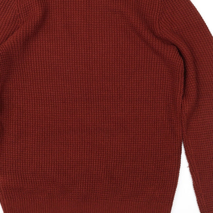 Preloved New Look Mens Brown   Pullover Jumper Size S - Label