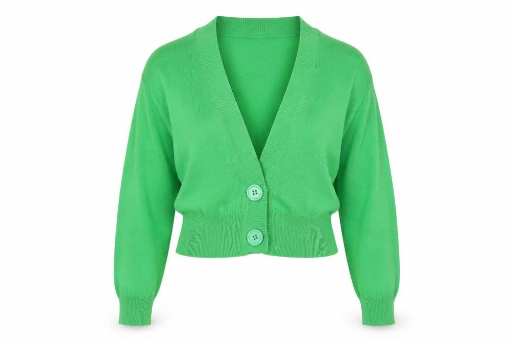 Urban Behavior Womens Green   Cardigan Jumper One Size