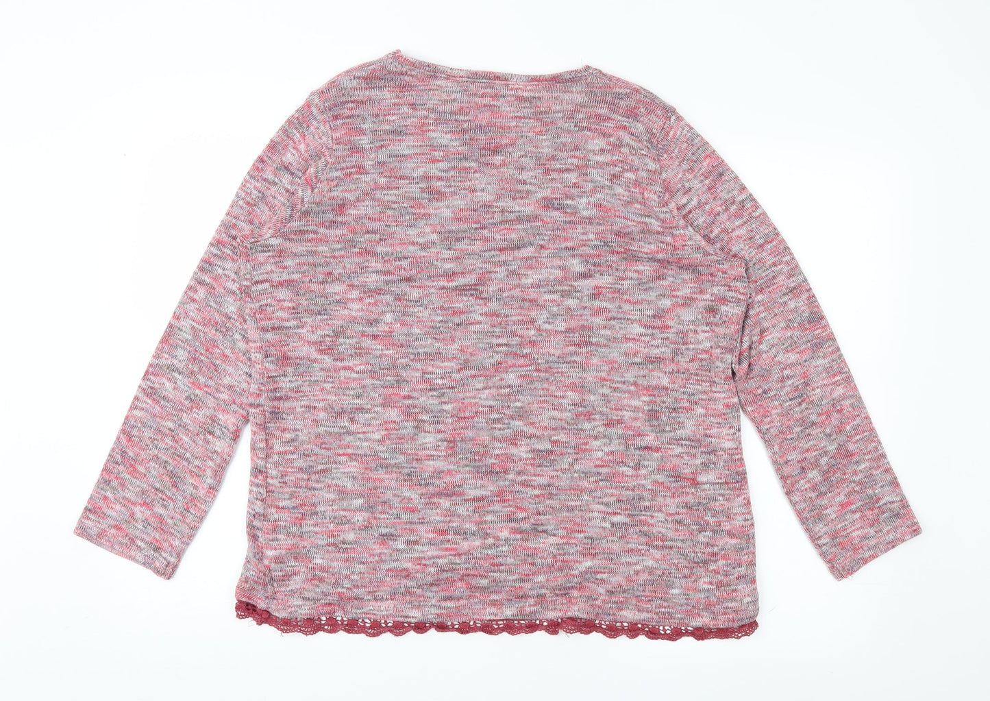EWM Womens Pink   Pullover Jumper Size M