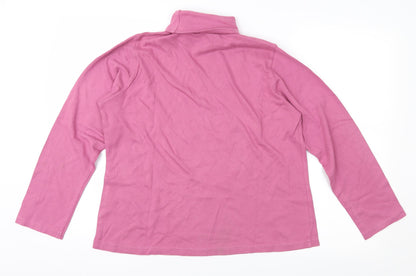 Preloved EWM Womens Pink   Pullover Jumper Size L - Back