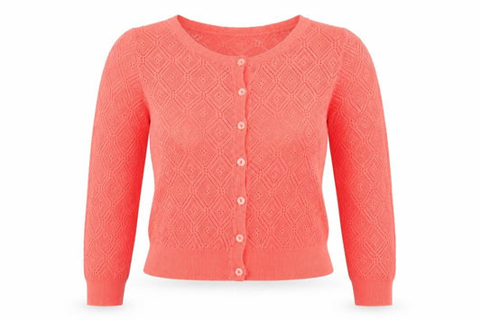Preworn Womens Pink   Cardigan Jumper Size M