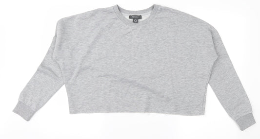 Atmosphere Womens Grey   Pullover Sweatshirt Size 2XS
