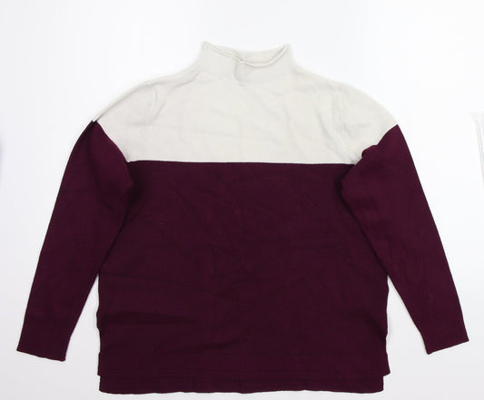 Marks and Spencer Womens White   Pullover Jumper Size 14