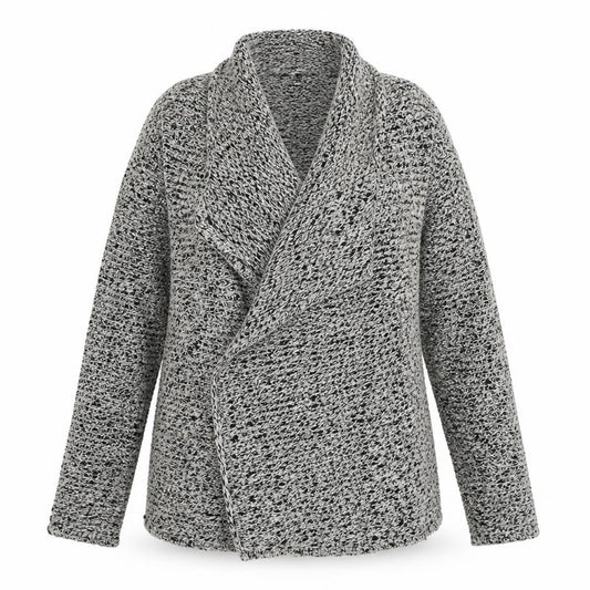 Moda Womens Grey   Cardigan Jumper Size 14