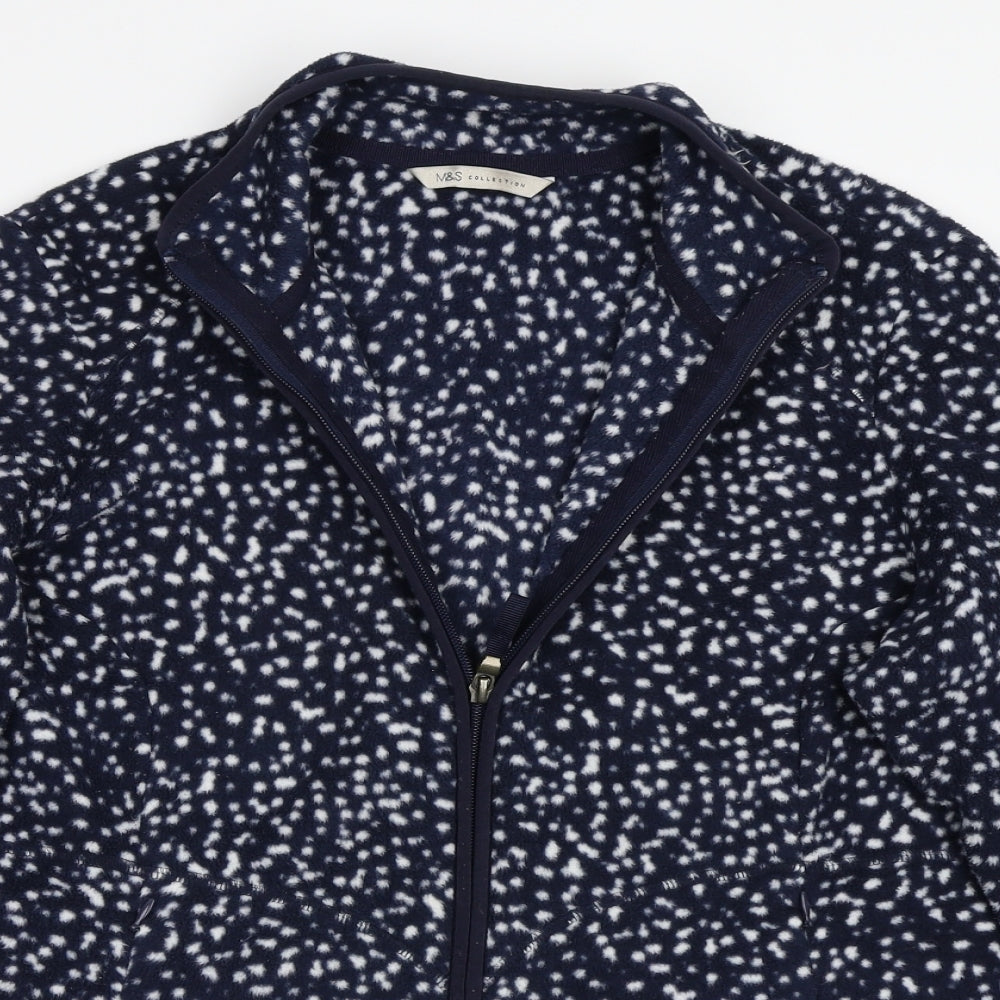 Marks and Spencer Womens Blue   Jacket Blazer Size 14