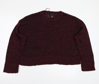 New Look Womens Purple   Pullover Jumper Size M