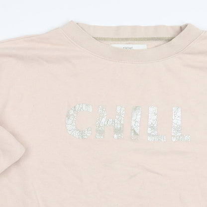 Next Womens Pink   Pullover Jumper Size M