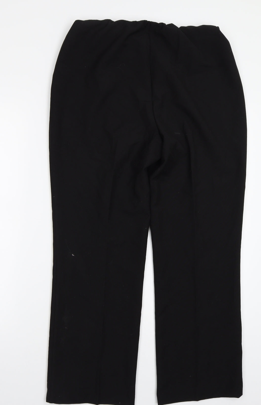 Preworn Womens Black   Trousers  Size 12 L27 in