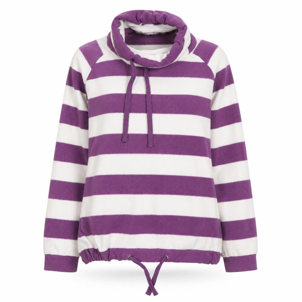 Store Twenty One Womens White Striped  Pullover Jumper Size 10