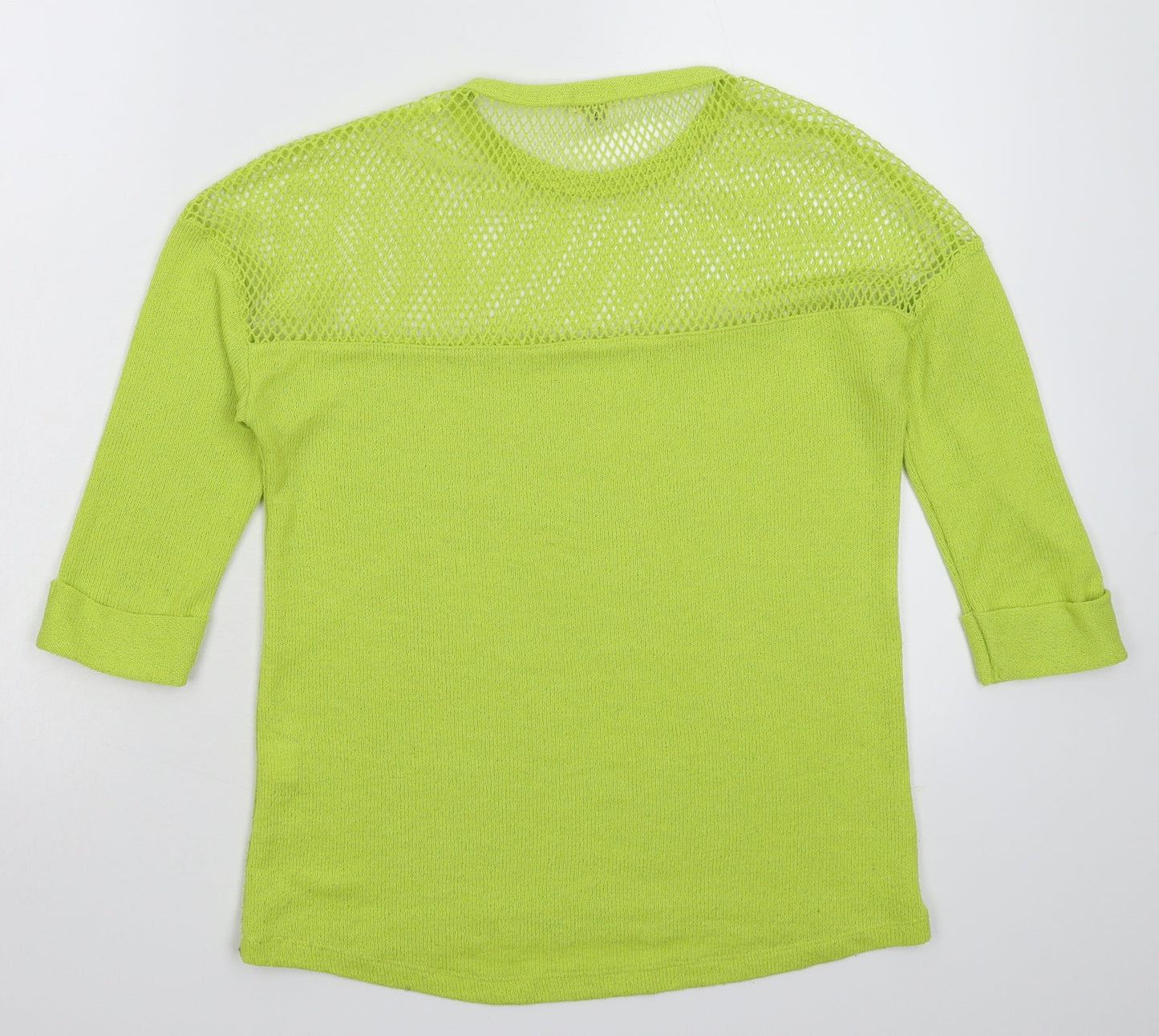 River Island Womens Green  Knit Pullover Jumper Size 10