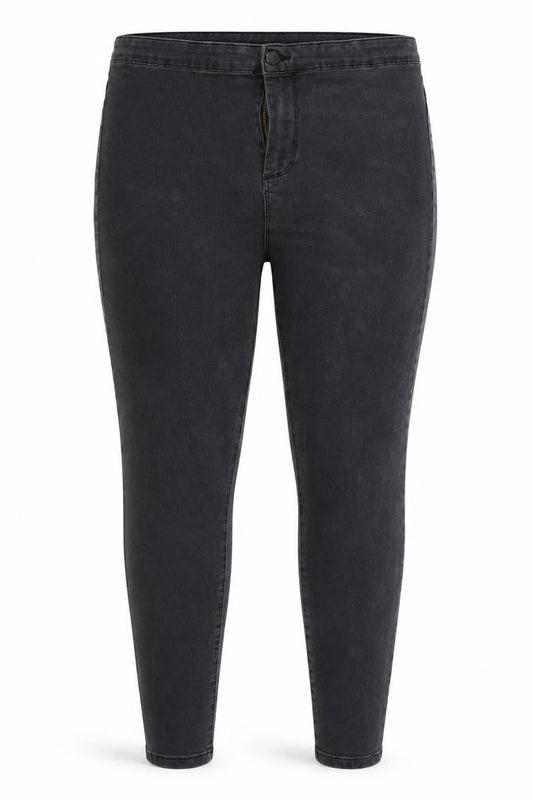 Denim & Co. Womens Grey  Denim Jegging Jeans Size 16 L27 in