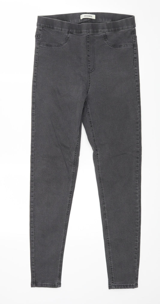 New Look Womens Black  Denim Jegging Jeans Size 29 in L28 in