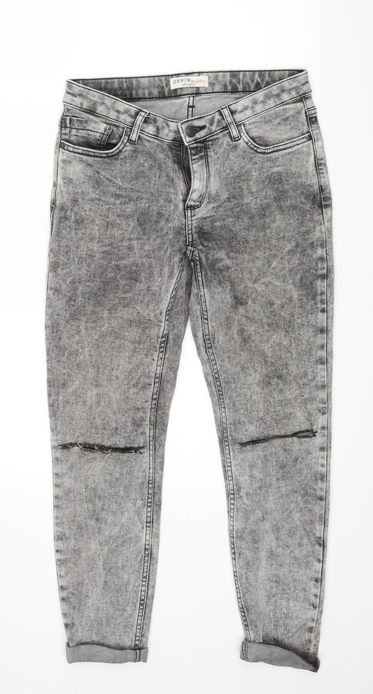 NEXT Womens Red  Denim Cropped Jeans Size 28 in L21.5 in