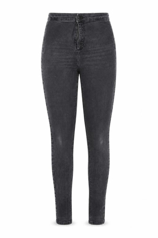 Topshop Womens Black  Denim Jegging Jeans Size 25 in L29 in