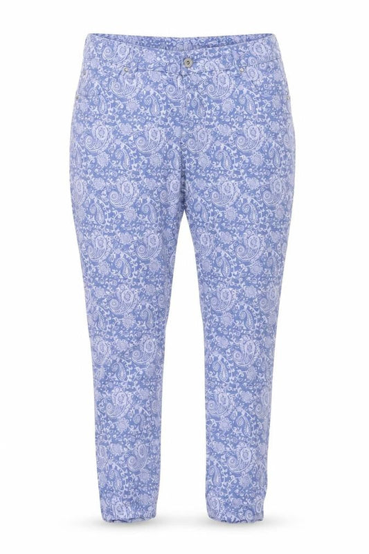 Lottie Womens Blue Floral Denim Skinny Jeans Size 12 L27 in