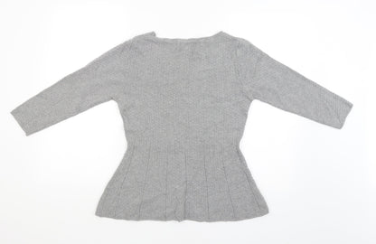 Next Womens Grey   Jumper Dress  Size 12
