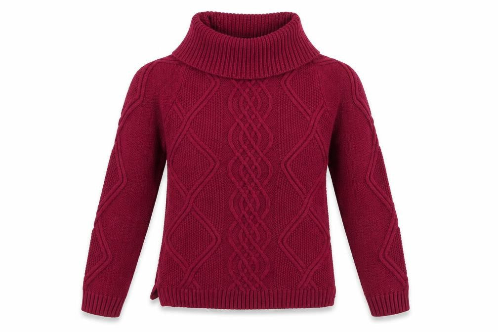 Isle Essentials Womens Purple   Pullover Jumper Size S