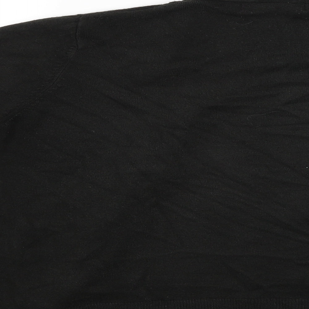 M&S Womens Black   Cardigan Jumper Size M